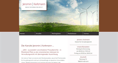 Desktop Screenshot of jeromin-kerkmann.de